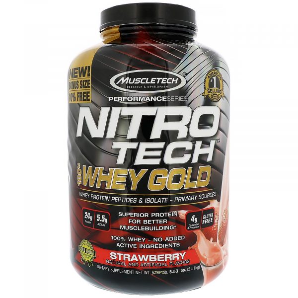 muscletech nitro tech whey gold
